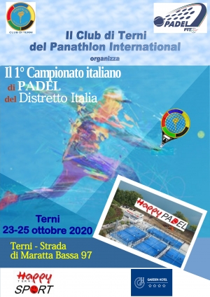 Distretto Italia - 1a Edizione del Campionato Italiano Panathlon International di &quot;Padel&quot;