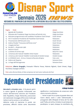 Panathlon Club Venezia- Disnar Sport Gennaio 2026
