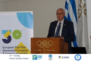 Philippe Housiaux, Presidente del Panathlon Wallonie-Bruxelles rieletto Presidente del Movimento Europeo per il Fair-Play