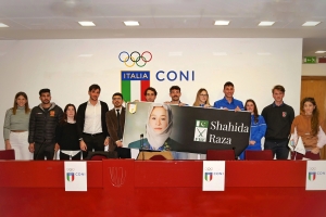 I campioni di hockey ricordano Shahida Raza - Panathlon Internation Club Junior Roma
