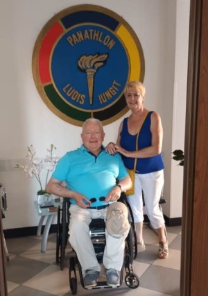 Visit of the member of PC Gand Pascal Cornelis to the headquarters of Panathlon International