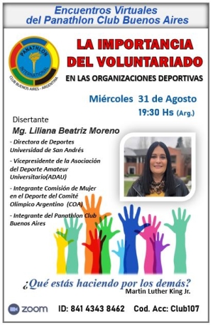 Buenos Aires - Encuentro virtuales &quot;La importancia  del voluntariado&quot;