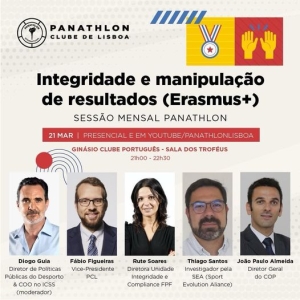 Integridade e manipulação de resultados (Erasmus+) – Panathlon International Club Lisboa