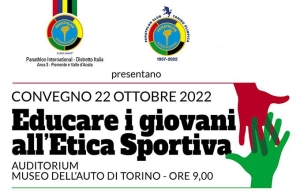 Panathlon Club Torino Olimpica - &quot;Educare i giovani all&#039;etica sportiva&quot; - 22 Ottobre 2022