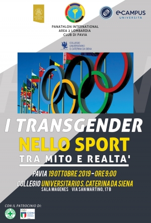 Pavia - Convegno Nazionale “I TRANSGENDER NELLO SPORT: tra mito e realtà”