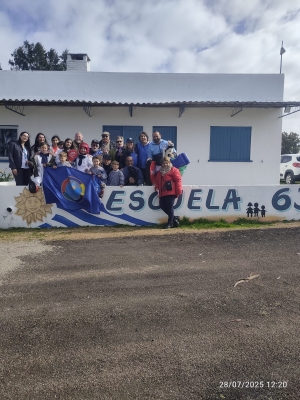 Panathlon Club Maldonado - Punta del Este -  Visita a la Escuela n 63 de Corte de la Leña
