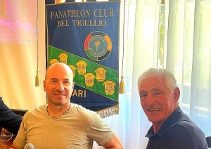 Panathlon Club Chiavari Tigullio - Vittorio Podestà e Francesco Moser, un incontro che entra nella storia dello sport