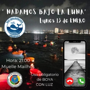 Panathlon Club Maldonado Punta del Este - 1er NADO BAJO LA LUNA del 2025