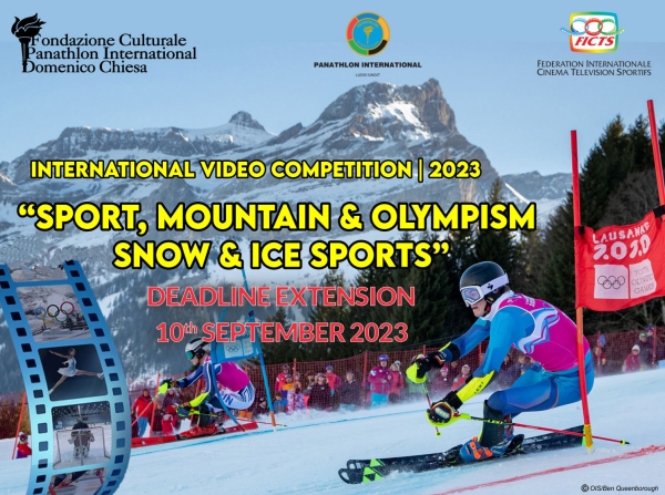 Prorogation du délai des inscriptions – Concours international Vidéos “SPORT, MOUNTAIN &amp; OLYMPISM – SNOW &amp; ICE SPORTS”