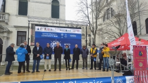 An extraordinary event in Venice, waiting for the Special Olympics