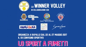12ème  Convention du Club Sportif Winner Volley intitulée "Lo Sport a Fumetti" (Bandes dessinées sur le sport)