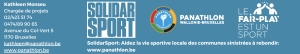 Wallonie-Bruxelles -  SolidarSport: action en faveur des clubs sportifs victimes des graves inondations en Belgique.