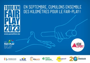1000 km Fair Play 2023 - Panathlon International Club Wallonie Bruxelles