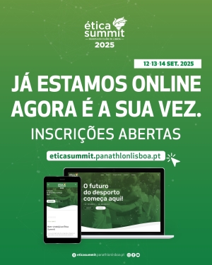 Panathlon Club Lisboa - Ética Summit 2025 - 12 / 14 de Setembro de 2025