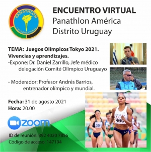 Panathlon America virtual meeting - District Uruguay
