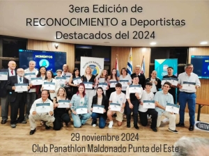 Panathlon Club Maldonado Punta del Este - Reconocimiento a deposrtistas destacados 2024