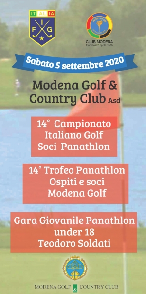 Modena - 14° Campionato Italiano Golf Soci Panathlon