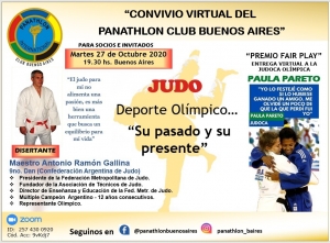 Convivio virtual - Panathlon Buenos Aires - 27 octubre