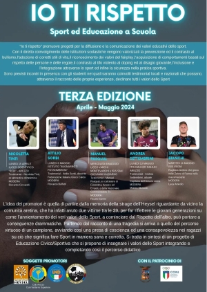 Panathlon International Club Arezzo - A scuola di fair play per battere il bullismo
