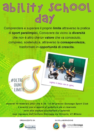 Ability School Day - 10 Febbraio 2023 - Panathlon International Club Milano
