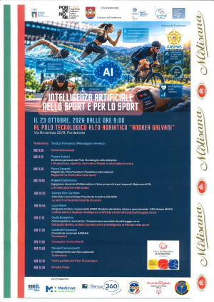 Pierre Zappelli, Past President, relatore all’evento “AI nello sport e per lo sport” a Pordenone