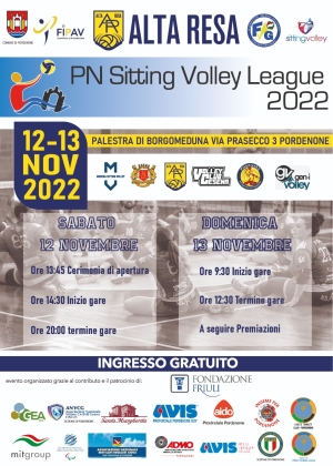 PN Sitting Volley League 2022 - partecipazione del Panathlon Club Primorska Slovenija