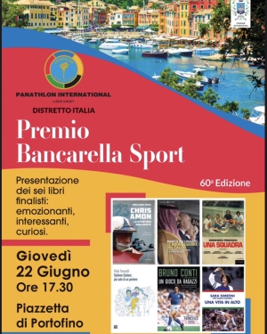 Presentazione finalisti Premio “Bancarella Sport” a Portofino - Distretto Italia