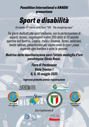 Sport e disabilità - Un evento all’interno della fiera “104 - The caregiving expo”