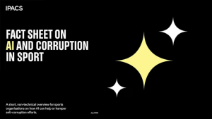 IPACS publishes new fact sheet on artificial intelligence and corruption in sport