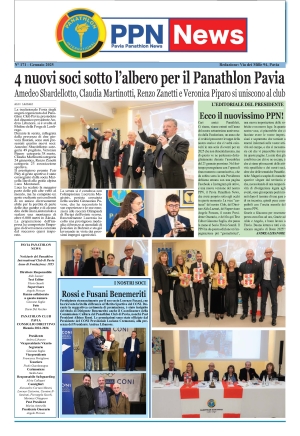 Panathlon International Club Pavia - Notiziario n. 171 Gennaio 2025